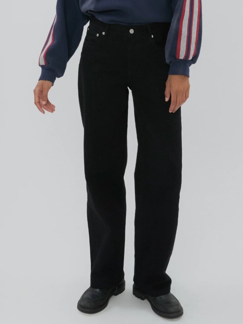 NWT Still Here the Everyday Jean in Black Black Size 25 SOLD OUT